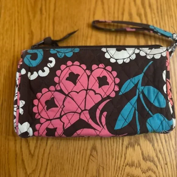 Vera Bradley Locket Zipper Wallet Wristlet - Picture 2 of 3